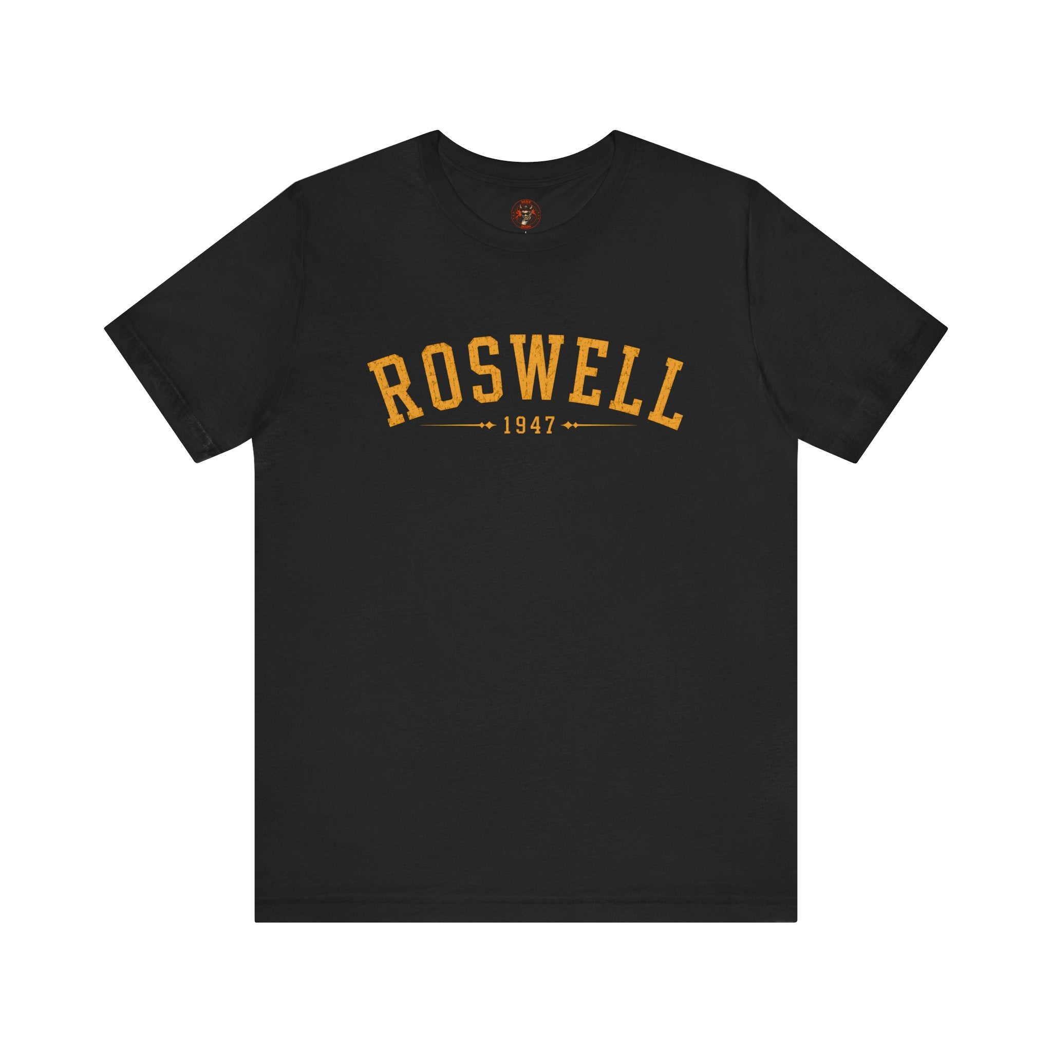 Roswell 1947 Alien Tee — Vintage Floral UFO T-Shirt