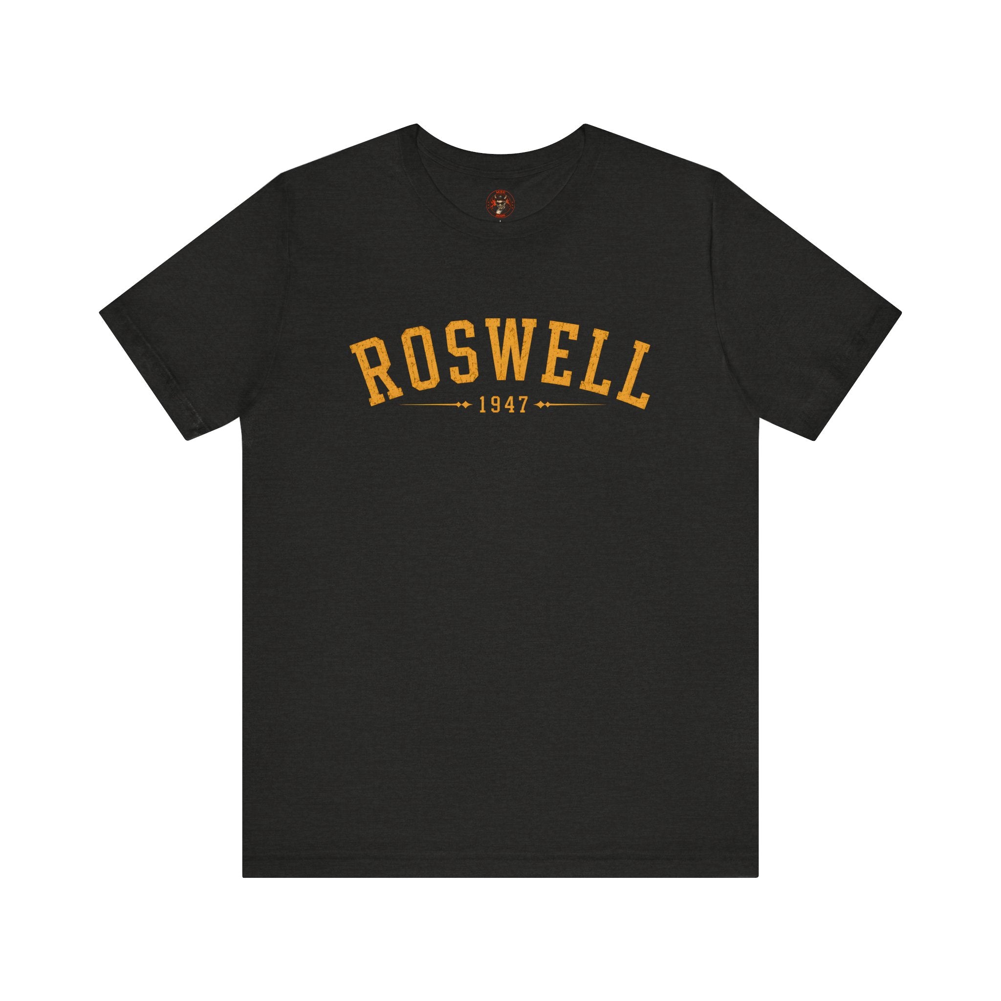 Roswell 1947 Alien Tee — Vintage Floral UFO T-Shirt