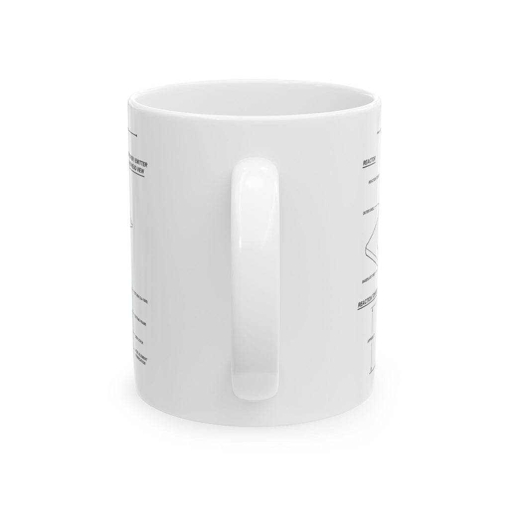 Sport Model Schematic Ceramic Mug — 11oz
