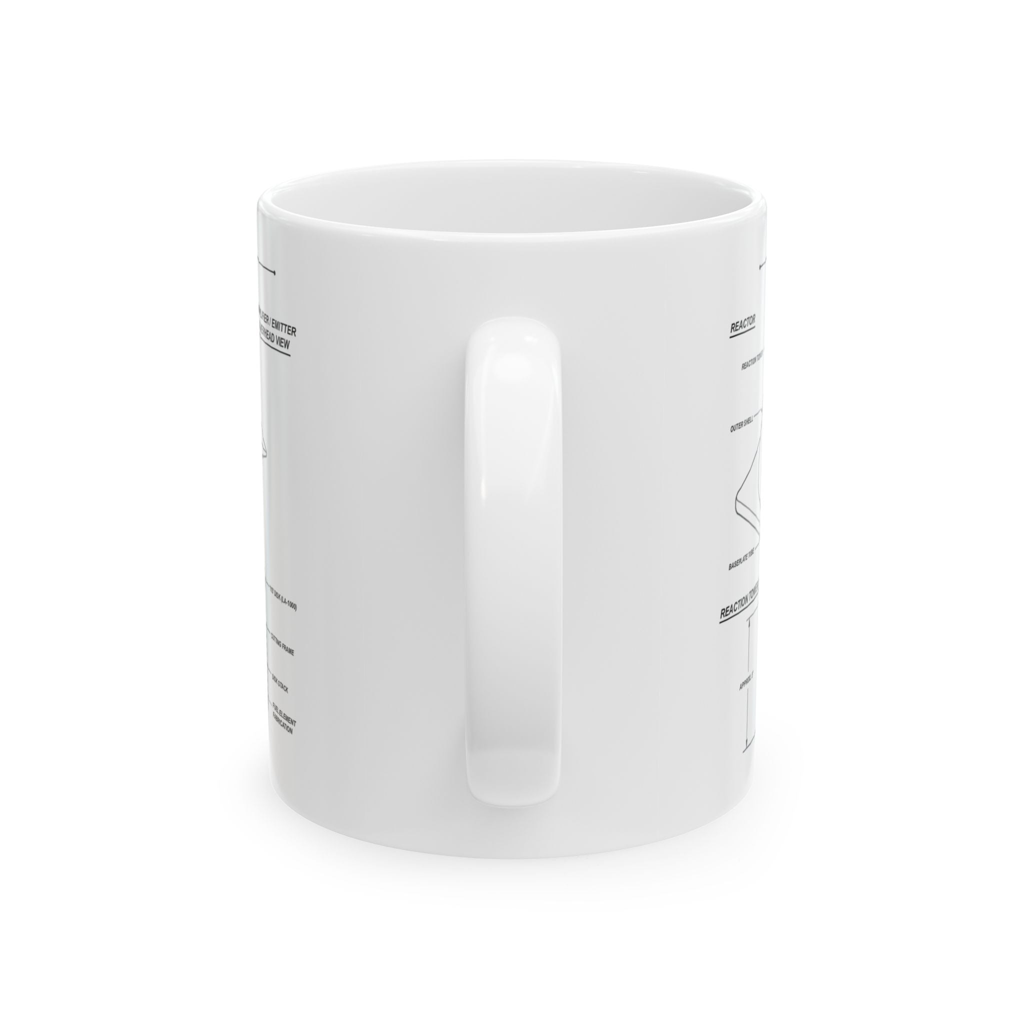 Sport Model Schematic Ceramic Mug — 11oz