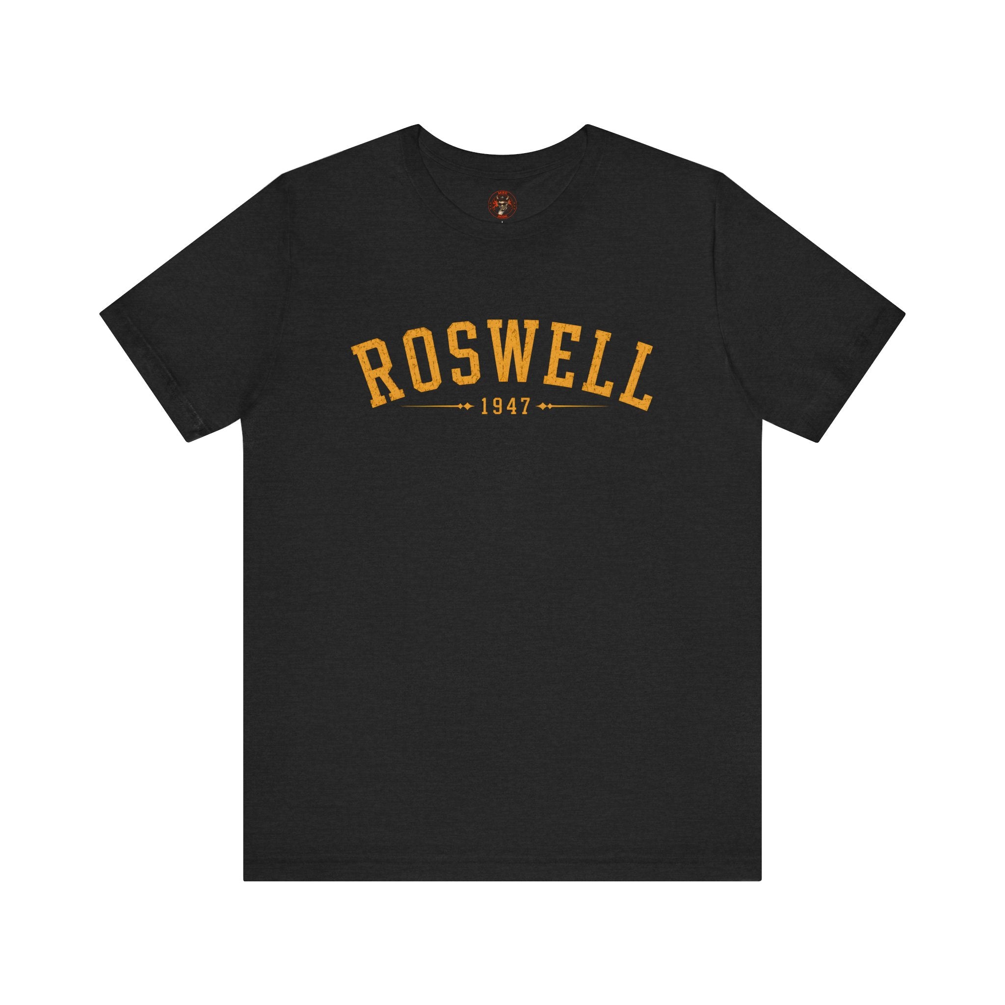 Roswell 1947 Alien Tee — Vintage Floral UFO T-Shirt