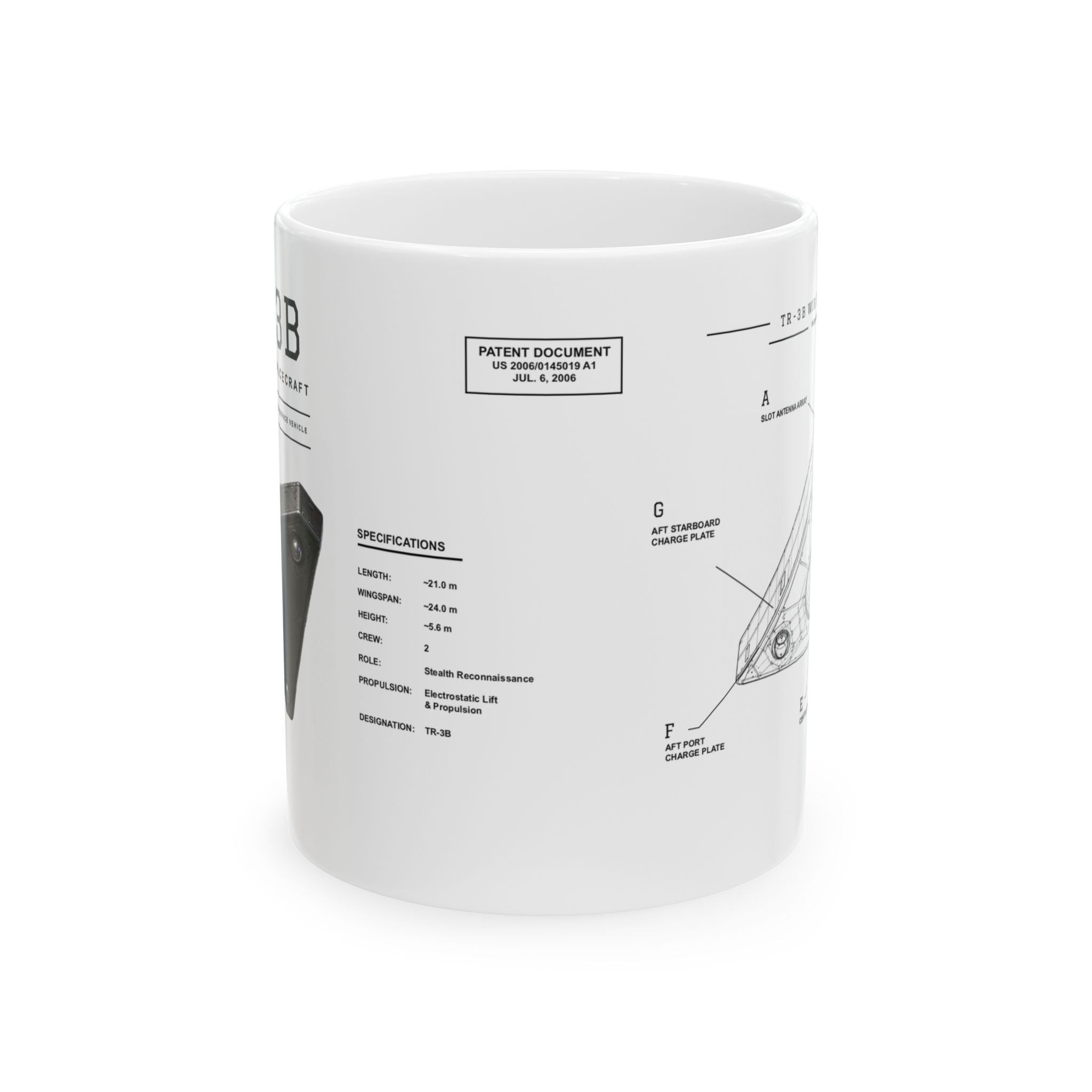 TR3B Ceramic Mug